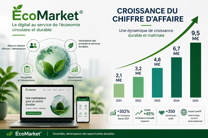 développement commercial digitalisation projets durables